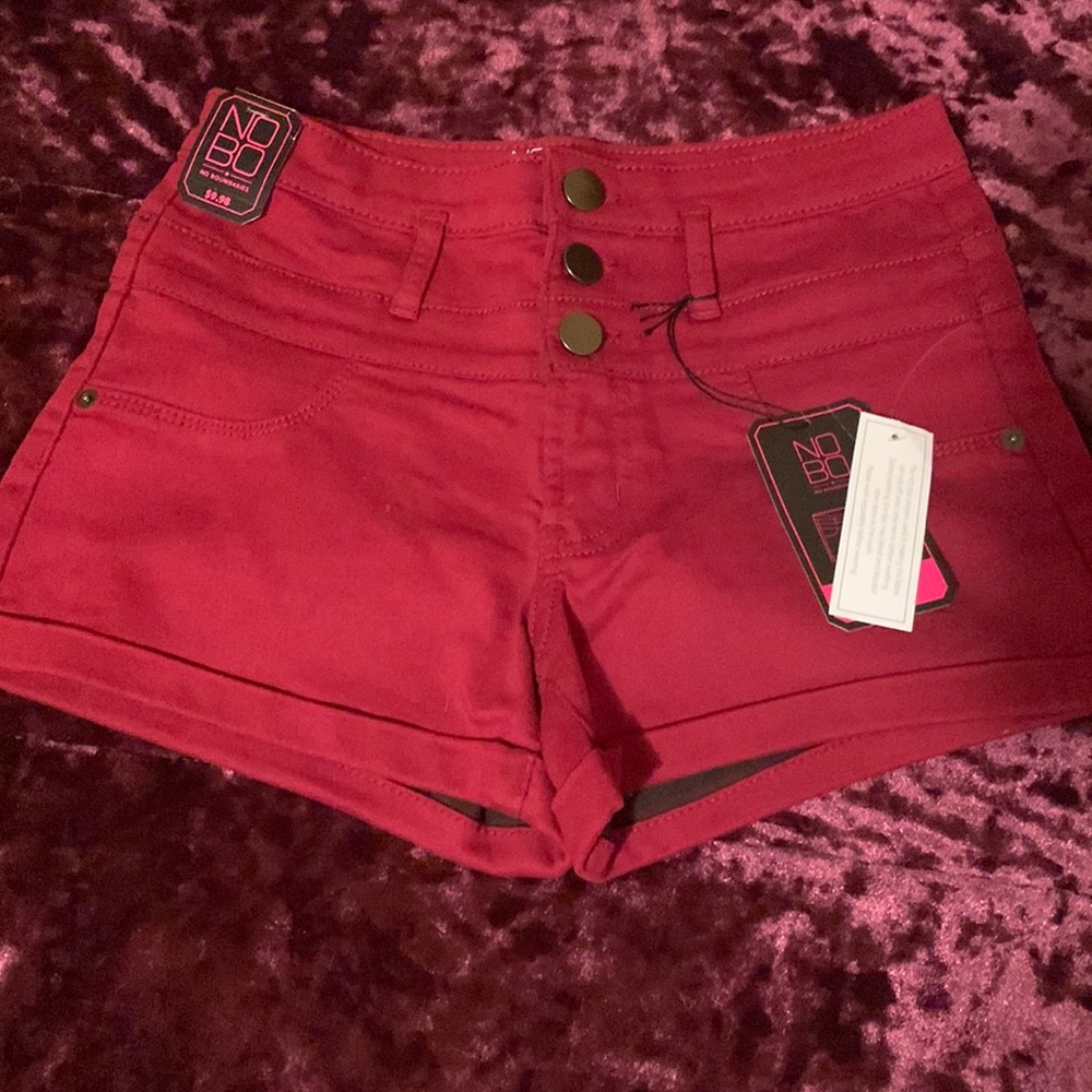 Red Womens Shorts